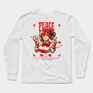 Anime Girl Long Sleeve T-Shirt